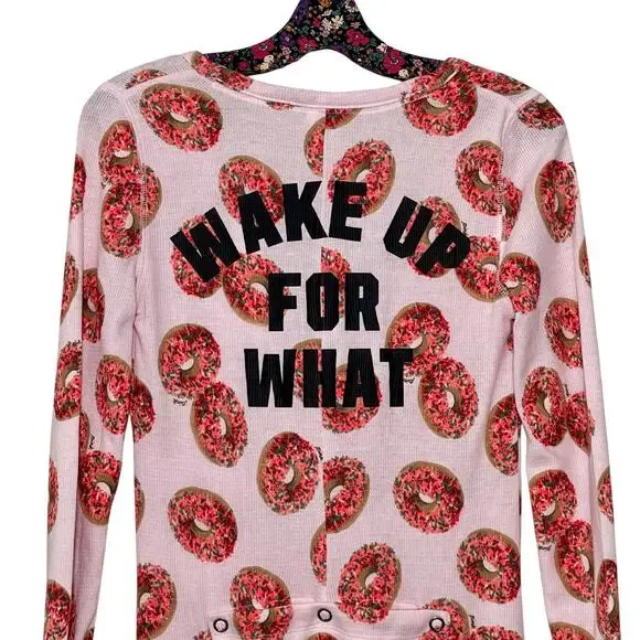 NWT SZ S PINK by Victoria’s Secret Donut Onesie - Picture 4 of 9